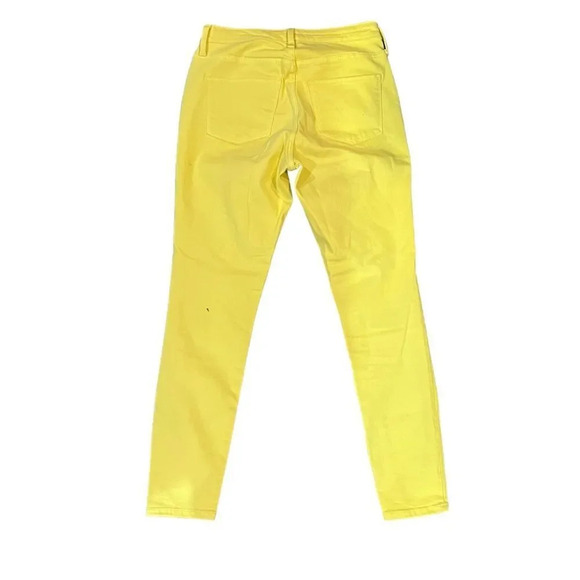 Universal Thread‎ Yellow Button Fly High Rise Skinny Jeans Size 4 - Picture 6 of 6
